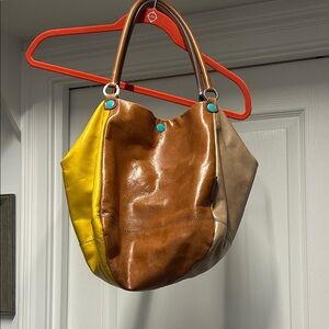 Stylish Multicolor Leather Hobo Bag